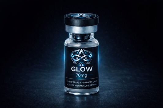GLOW Stack - 70mg (TB500 10mg/BPC157 10mg/GHKCU 50mg